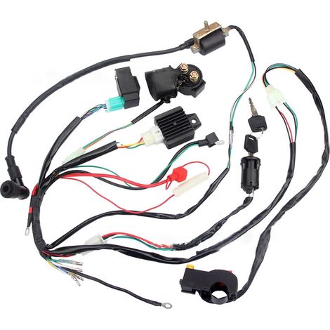 Cablaggio elettrico per ATV 50CC 70CC 90CC 110CC Kit statore CDI Sistema di accensione per Quad Bike Kart