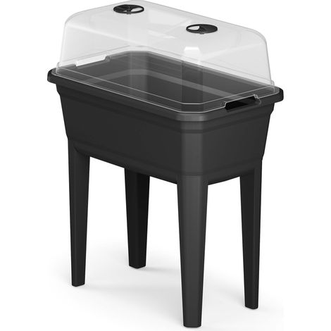 Orto da Balcone 35 Litri per Piante e Verdure con Copertura (1/5)