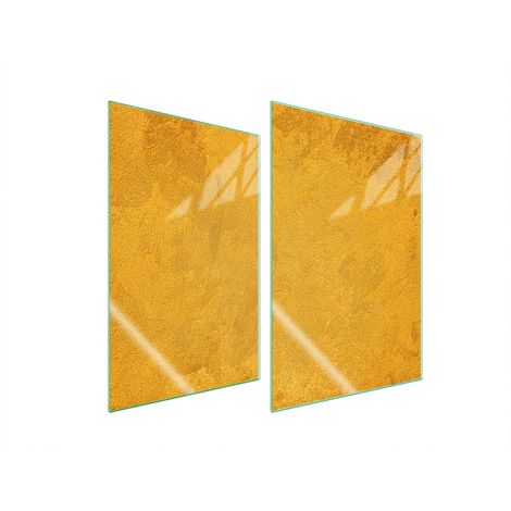Assiette de protection en verre pour la cuisine 2x35x52 or (1/5)