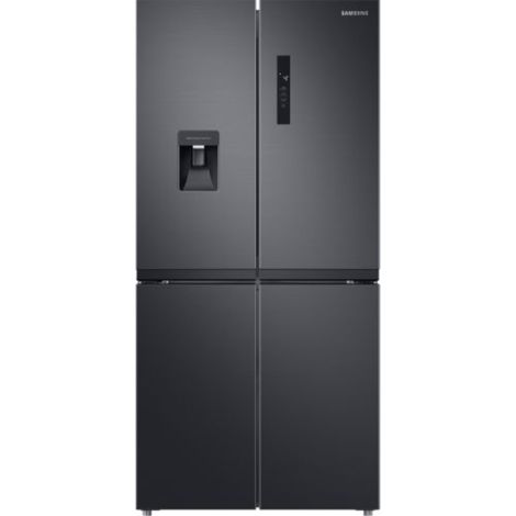 Amerikanischer kühlschrank, 83,3 cm, 488 l, belüftet, mattschwarz - Samsung - RF48A401EB4 (1/5)