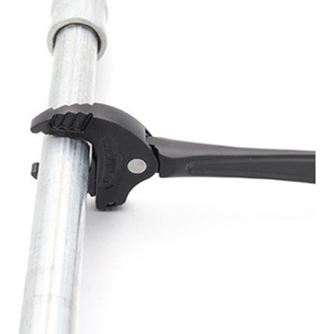 Clé réglable avec mécanisme autobloquant, 19-24 mm, mâchoires à cliquet, clé réglable fine, fixe solidement les tuyaux, convient pour la réparation de tuyaux, la réparation automobile et l'usage domes (1/5)