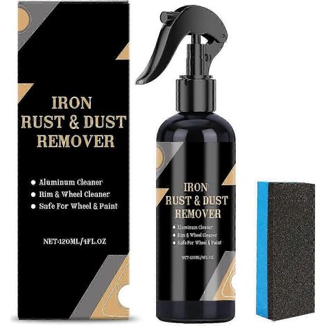 Offre limitée Spray antirouille pour jantes Amz : nettoie en douceur les taches de rouille sur le métal sans abîmer la brillance. Convient à tous types de véhicules. Spray d'entretien.