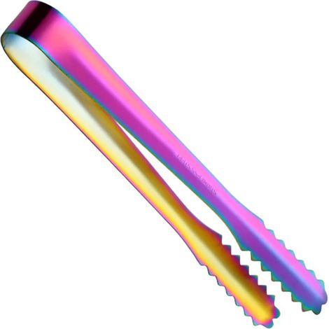 Eiszange Set, Edelstahl Zuckerzange Eiswürfelzange Salatzange Gebäckzange Süßigkeiten Candy Clip Servierzange Küchenzange für Hochzeit Party Bar Büfett Grill Picknick (1/5)