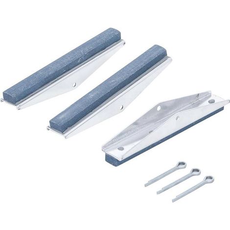 Pierres de Rechange pour Mâchoires 100 mm - K 280, Lot de 3 - Usure Optimale et Remplacement Facile - D-Work