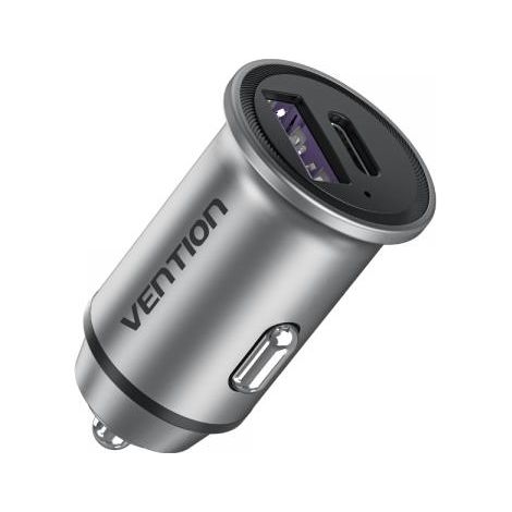 Caricabatterie per Auto Vention FFBH0 Nero Grigio 20 W (1 Unità) (1/3)