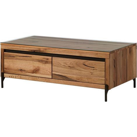 Couchtisch Wild-/Zerreiche 120x67x45 natur geölt MONTREUX 120