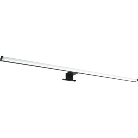 Lampada da parete per bagno sopra lo specchio NERON LED 10W 4000K IP44 nero (1/2)