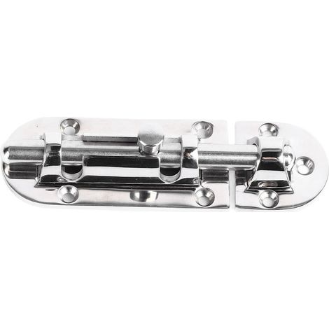 Boulon de porte intérieur, serrure coulissante ronde en acier inoxydable 316, quincaillerie de fenêtre pour petite armoire (1/5)