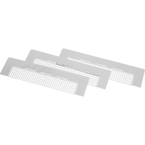 Règle à mailles en acier inoxydable (3 pièces) avec 216 grilles (1/5)
