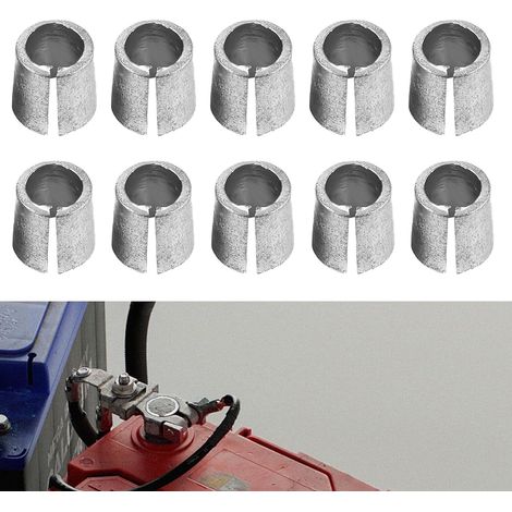 10 Pièces Manchon de Batterie, Cosse Batterie 12v Manchons de Borne de Cosses pour Voiture Coupleur Séparateur Positives et Négatives (1/5)
