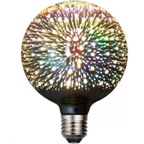 Ampoule LED E27 Décoration 3D (G125) Aspect Feux d'Artifice-7W - RWAmpoule LED E27 (1/3)