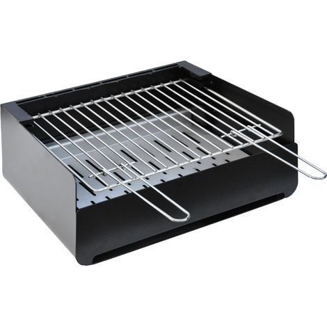 Tuozi - Parrilla de Acero EGO Griller 78 cm para Barbacoas Plan y Venit con Revestimiento Negro Anticalórico – Accesorio Universal para Cocinar a la Brasa al Aire Libre (1/3)