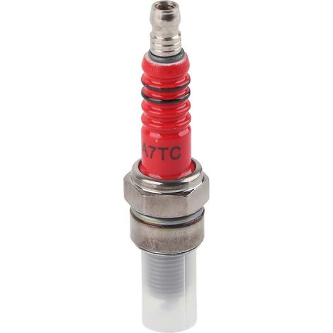 Bougie d'allumage unipolaire haute performance pour scooter, ATV, quad GY6 50cc 150cc - idéale pour moteur 50cc, 150cc, remplacement fiable et durable. (1/4)