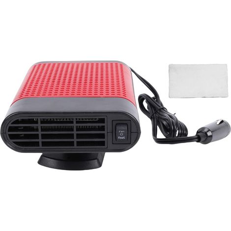 Ventilateur Chauffant pour Voiture, Dégivreur de Pare-Brise Portable Silencieux 150w avec Tête Pivotante à 360° et Inclinaison Réglable à 90°, pour Bureau, Chambre, Dortoir (1/5)