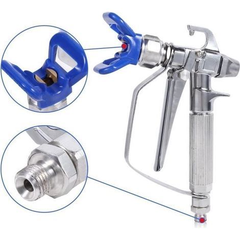 Pistolet de pulvérisation de peinture, machine de pulvérisateur de revêtement de carrosserie de pistolet de peinture airless (1/4)