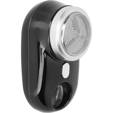 Mini tondeuse à barbe IPX7 rechargeable USB, format de poche, portable, idéale pour les voyages. Cadeau parfait pour un père ou un mari (noir).