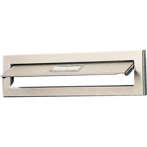 Entrée de boîte à lettre inox n°2 DECAYEUX - 230 x 30 mm - 161238