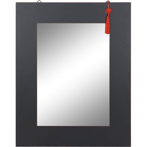 DKD Home Decor Miroir Mural Oriental Noir 70x90 cm (1/3)