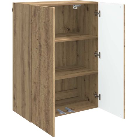 Armadietto a muro Mobiletto a muro Rovere Artigianale 66 x 34,5 x 90 cm DAS103825 (1/5)