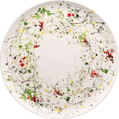 Assiette de présentation en Porcelaine, Multicolore, 32 cm