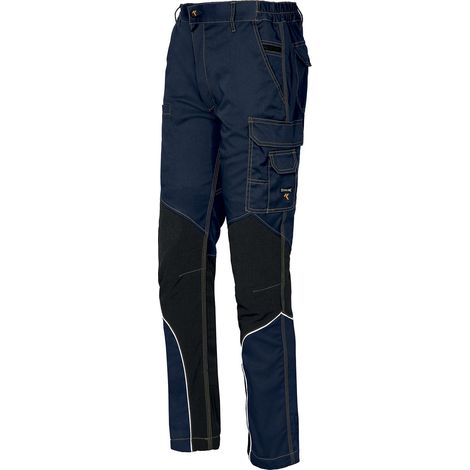 Issaline 8830B-040 Pantalone Da Lavoro Stretch Extreme Blu M