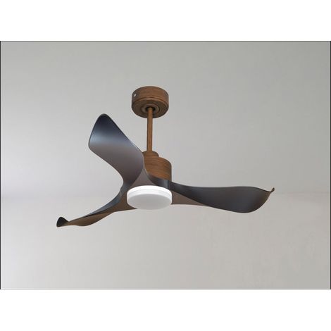 Modulo de KlassFan - Super destratificateur et ventilateur DC 106 cm Marron  pales bois noir sans Lumière  15 à 20 m² (1/5)