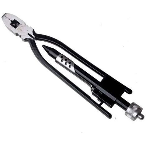 Pince à Freiner, 6 pouces Pince Torsadée pour Fil Pince à Torsader de Sécurité Pince à Fileter avec Ressort Professionnelle Pince de Torsion en Acier à Haute Teneur en Carbone Durable (1/5)
