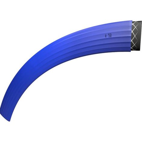 Tuyau TRICOFLAT bleu - Diamètre intérieur : 100 mm - Couronne de 25 m