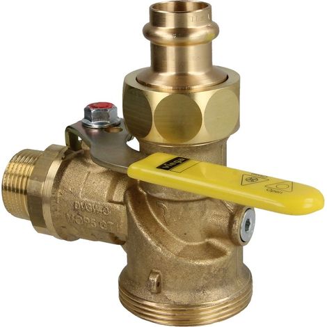 Robinet à bille équerre p. compteur gaz Profipress G 22 mm TAE