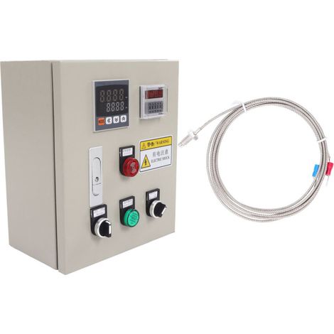 PID temperature control box, intelligent temperature controller with thermocouple, 380V AC 3-phase 15kW (1/5)