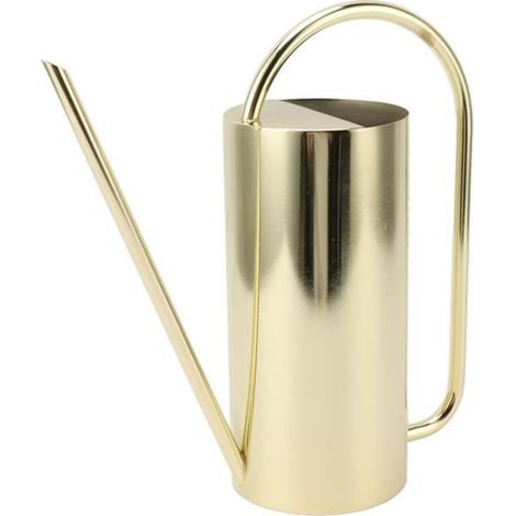1 arrosoir long bec, acier inoxydable doré, 1500 ml, arrosage précis pour plantes d'intérieur et jardin (1/4)