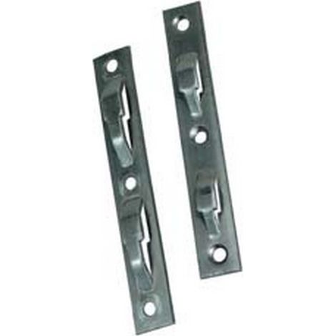 2PZ FERRI LETTO SBALZATI ART.151 - mm.120x17,5