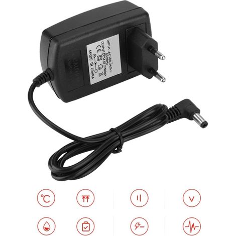 Fuente de alimentación balanceada electrónicamente de 14,5 V y 500 mAh con salida de CC de 5,5 x 2,1/2,5 mm (1/5)