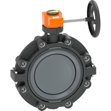 Absperrklappe 578 PVC-U/FKM d63DN50