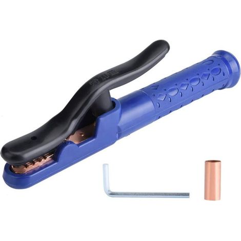800A Porte-électrode Isolée pour Soudure, Pince de Soudure en Cuivre Isolée par Support d'Électrode avec Tube de Cuivre pour Machine de Soudure (Brass) (1/4)