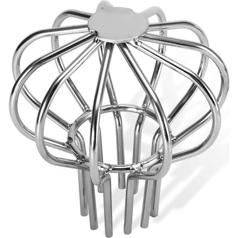 (Rohr 50) Dachrinnenschutz, Fallrohr-Edelstahl-Dachrinnenschutzfilter, großes Kugelsieb, Anti-Verstopfungs-Abflussstopper, Abflussabdeckung für (1/5)