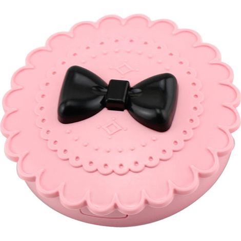Coffret Rangement Cils Neufs Arc Mignon Boîte Plastique Maquillage Miroir Étui Organisateur (1/4)