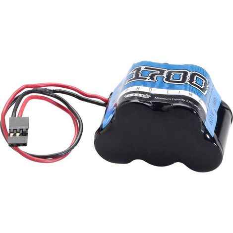 Batterie réceptrice (NiMh) 6 V 1700 mAh Absima 4110004 hump JR S980121 (1/2)