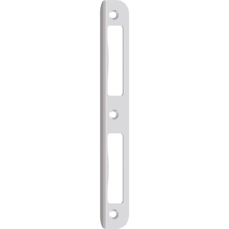 Winkelschließblech R 10 rund Blindlappen 8 mm 1 WB 2492, Stahl vernickelt matt