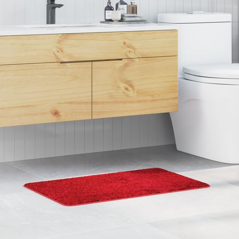 Rutschfeste Badmatte Rot 50 x 80 cm PP vidaXL (1/5)