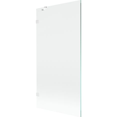 Mexen Lunar Badewannen-Paravent 1-flügelig 90 x 150 cm, transparent, weiß - 897-090-000-20-00 (1/5)