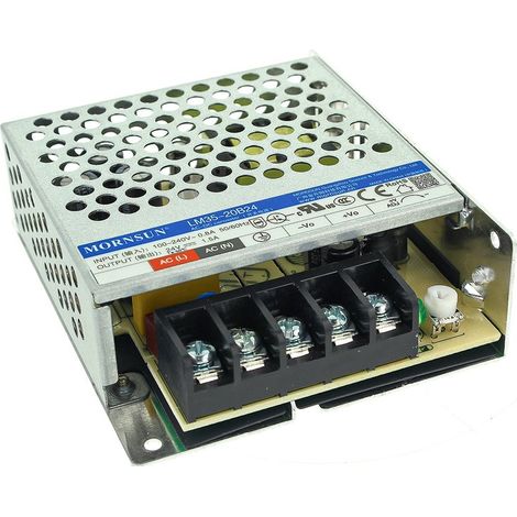 Alimentatore Trasformatore 24V 35W 1,5A Per Striscia Led 24V Mornsun LM35-20B24
