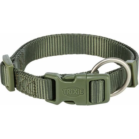 Collar para perro trixie premium verde oliva s/m 30-45 cm (1/4)