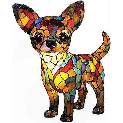 Lampe LED Décorative PUW0611 pour Amoureux des Chiens - Ornement Artistique Nocturne, Sculpture Lumineuse pour Animaux (1/5)