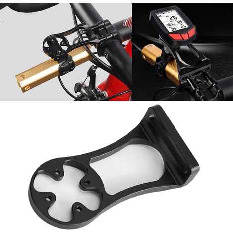 Support Vélo Noir Universel pour Smartphone et Lampe, avec Bras Amovible et Fixation Polyvalente (1/5)