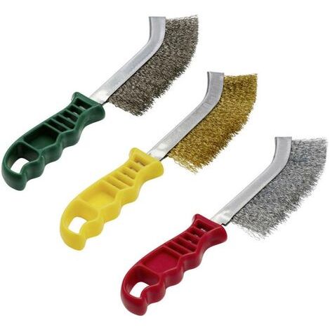 BROSSES À MANCHES ONDULÉS FIL INOX 0,30 MM - RHODIUS (1/3)