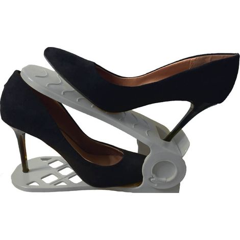 8er-Set Shoes Organizer - System zur schnellen und einfachen Aufbewahrung von Schuhen - Verstellbares System