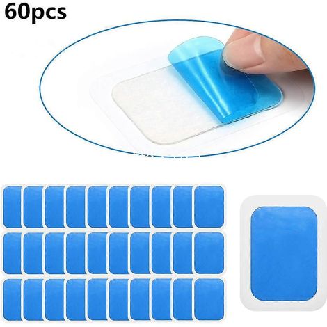 30 électrodes de gel hydrogel de rechange pour électrostimulateur abdominal (EMS)