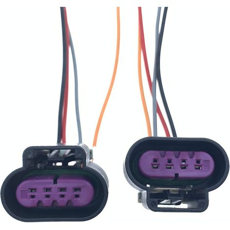 High-voltage ignition coil wiring harness connector compatible with Buick Regal, LaCrosse, GL8, Avantgarde, and Malibu 2.4 models — JB1266-4P