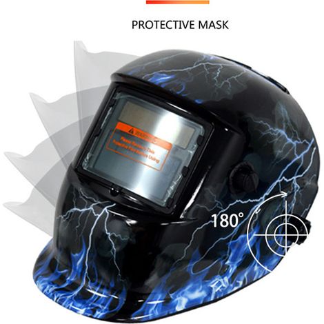 Argon-Lichtbogenschweißhelm, Gesichtsschutz, Schweißschutz-Stirnband, vollautomatische Schweißmaske mit variabler Geschwindigkeit, Schweißhelm (1/5)